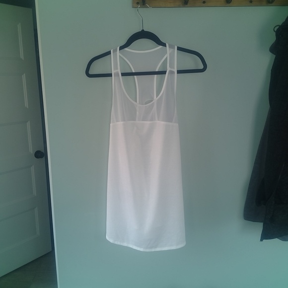 Old Navy Tops - Racing back white sleeveless top,2XL